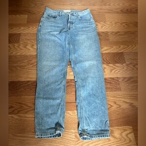 EVERLANE The High Rise Cheeky Straight Jeans Fly Button ~28